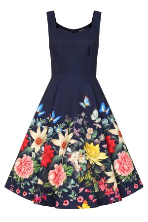 Moonlight Butterfly Swing Dress in Extended Sizing